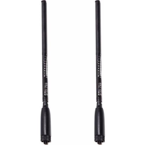 2PCS Harvest SRH789 SMA-Female/SMA-Male/BNC 95-1100MHz Foldable Wide Band Telescopic Antenna SRH-789 For Walkie Talkie TYT Radio