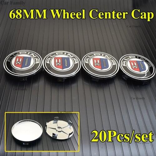 20pcs 68mm 2.68inch Car Wheel Center Logo emblem Badge PVC Auto Wheel Hub Caps For x1 x3 X5 X6 1 2 3 4 5 6 7 series