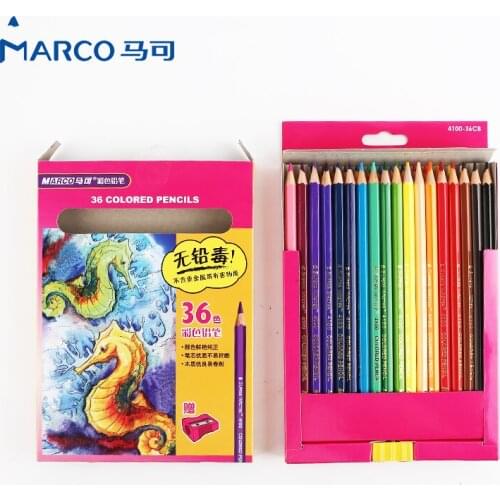24/36pcs Colour Pencils Color Pencil Wooden Colored Pencil Basswood Drawing Pencils Office School Supplies Watercolor Pencils