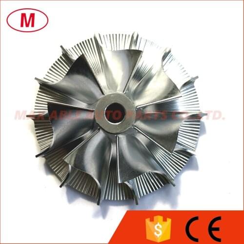 57.07/85.80mm 7+7 blades Turbo Billet compressor wheel/Aluminum 2618/Milling wheel for Turbocharger Cartridge/CHRA/Core