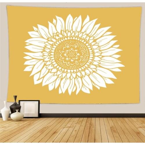 95cm*73cm Fabric Wall Tapestry Psychedelic Decoration Vegetable And Flower Seeds Living Room Decoration