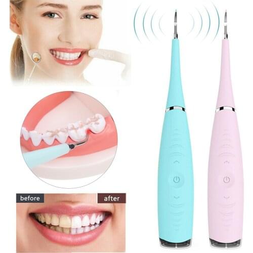 Electric Ultrasonic Scaler Tooth Calculus Remover Cleaner Tooth Stains Tartar Whiten Teeth Tool Home Personal Care Tool