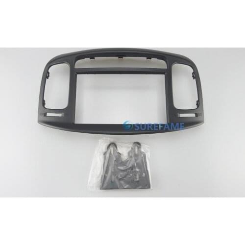 Car Radio Facia for 2006-2009 Hyundai Verna Panel Dash Kit Install Trim Fascia Plate Stereo Console Cover Bezel Adapter