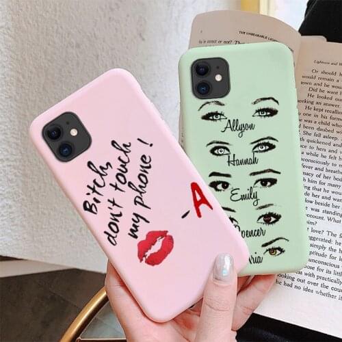Pretty Little Liars PLL TV Show Candy pink soft phone case for iPhone 12pro max 8 7 6S Plus XS MAX XR SE2020 11pro max 12mini