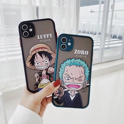 Hot Anime Classic Japanese Straw Hat Case for iphone 12 11 Pro Max X XS XR 7 8 Plus Clear Soft TPU Silicone Protective Cover