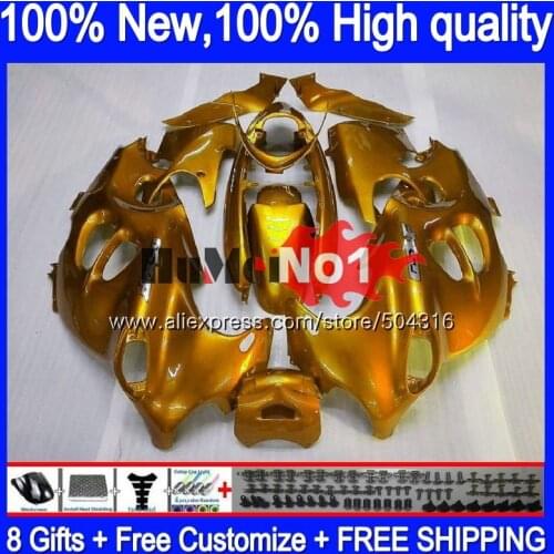 Body For SUZUKI KATANA GSX750F GSXF750 2003 2004 05 06 07 13MC.57 ALL Golden GSXF 750 600 GSXF600 03 04 2005 2006 2007 Fairing