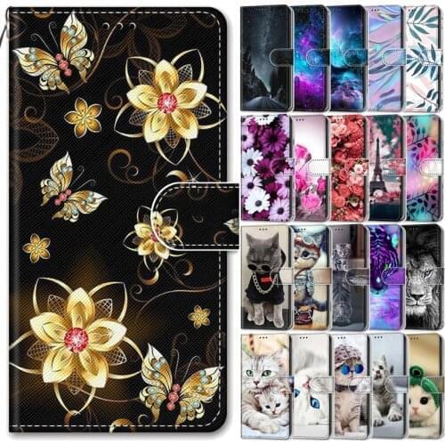 Leather Wallet Case For Samsung Galaxy A32 4G A325 SM-A325F Flip Cover Funda For A32 5G A326 A326B Painted Animal Case Phone Bag