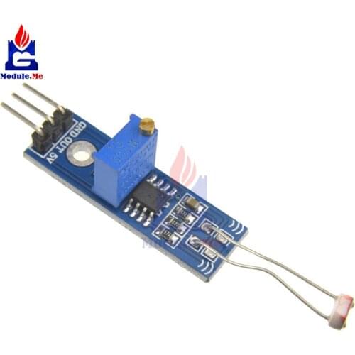 2PCS LM393 Photoresistance Detection Optical Photosensitive Light Sensor Module For Arduino 3.3V 5V DO Voltage Output PCB Board