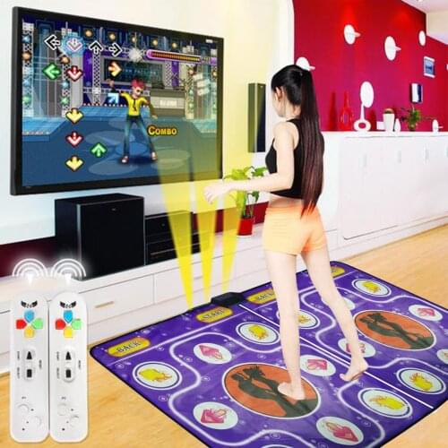 Relefree Double Human Dance Blanket Pads Computer Tv Slimming Dancer Blanket Mat Pad With Two Handle Sense Game For Pc & Tv #g3