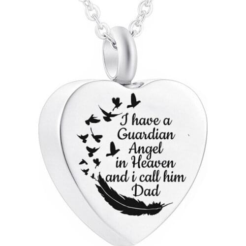 Cremation Heart Jewelry Pendant Aluminum Alloy Urn Necklace Pet Ashes Memorial With Filling Kit And Gift Velvet Bag