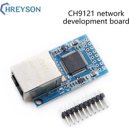 CH9121 Network Development Board Serial port to Ethernet module Serial port server Single chip microcomputer networking module