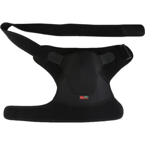 Shoulder Support Brace Adjustable Sleeve With Compression Pad Band