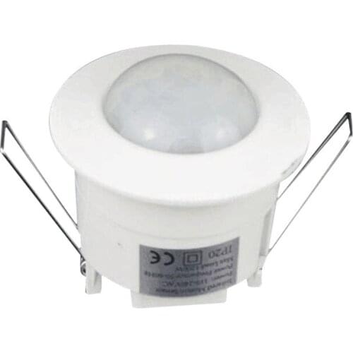 Hot Sale Mini 220V 3s-120s Adjustable Security Ceiling PIR Infrared Body Motion Sensor Switch For Led Strip Lamp Bedroom