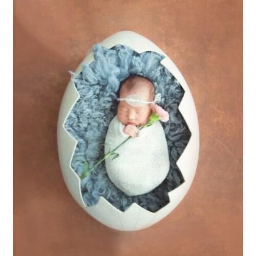 Newborn Baby Photography Props Iron Eggshell Shower Gift Fotografia Accessories Infantil Toddler Studio Shooting Photo Props