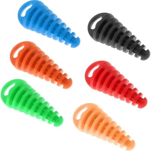 Rubber Motorcycle Exhaust Pipe Stopper Silencer Plug Muffler Waterproof Wash Plug - 5 Colors