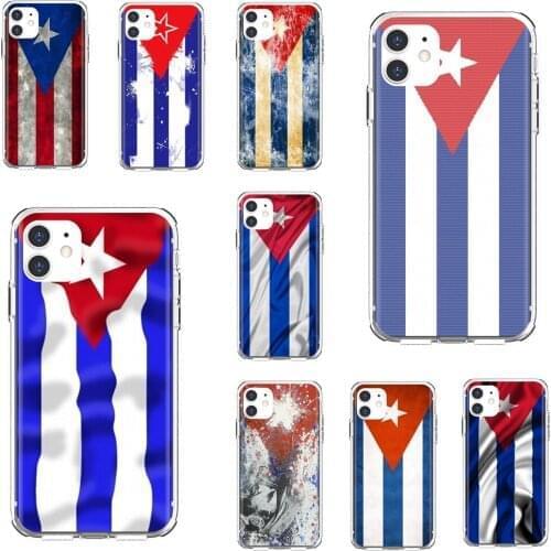 Cuban-Cuba-Flag-fly-line-Banner For Xiaomi Redmi 2 S2 3 3S 4 4A 5 5A 5 6 6A 7A 9 9T 9C 9A Pro Pocophone F1 Silicone Case