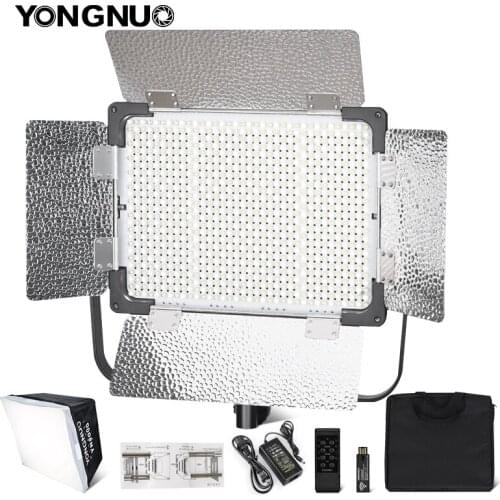 Yongnuo YN9000 3200-5600K Pro Camera Photo LED Video Light Photography Fill Lamp with Softbox for Studio Makeup Vlog