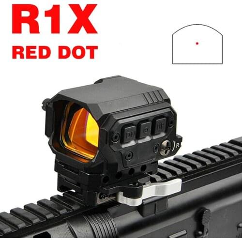 Tactical IR Function Riflescope Optic Sight R1X Holographic Sight Red Dot Sight Reflex For Quick Release 20mm Rail