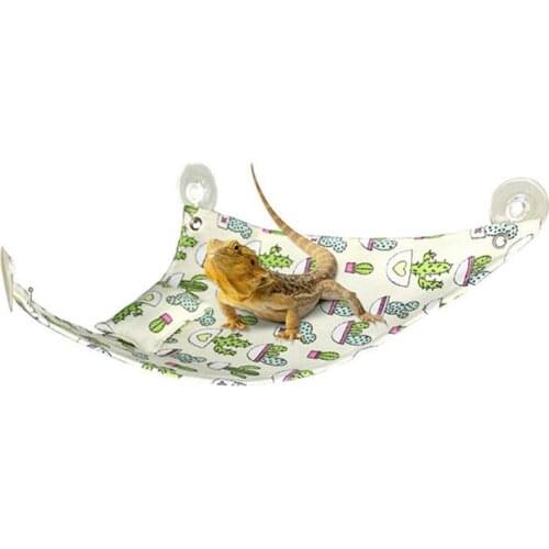 Reptile Terrarium For Lizard Hammock Small Hermit Crabs Geckos Bed Mats Pet Reptile Mat Hammock Pets Supplie