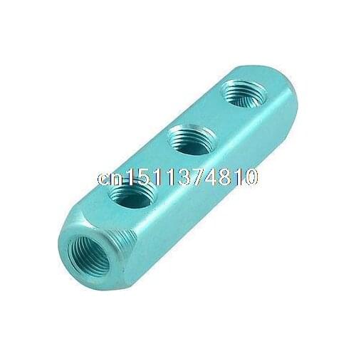 Air Pneumatic Cylinder 3 Positions Aluminum Manifold Block Splitter