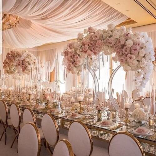 4pcs)Portable Flower Wall Wedding Backdrop Stand For Wedding Birthday Party Event table decor qq134