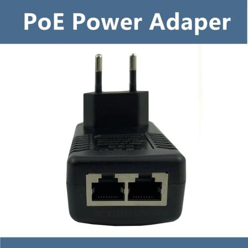 52V 0.5A RJ45 PoE Switch Power-Supply Charger Adapter-Injector Wall-Plug US/EU Power Over Ethernet 10/100Mbps For IP Camera