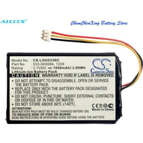 Cameron Sino 1050mAh Battery 533-000083, 533-000084 for LOGITECH 915-000198,Harmony Touch,Harmony Ultimate, Harmony Ultimate One