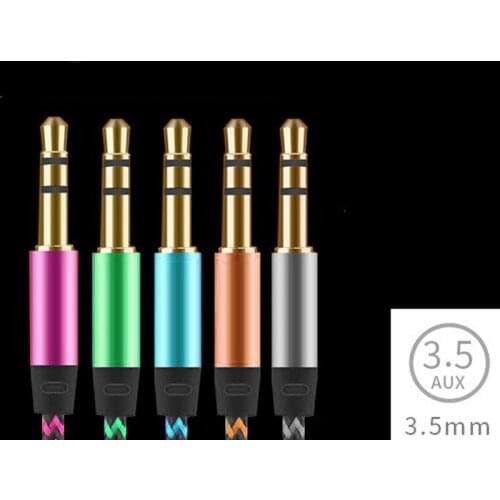 3.5 mm Jack Audio Cable 3.5mm Male to Male Stereo Auxiliary Cord for Volvo S40 S60 S80 XC60 XC90 V40 V60 C30 XC70 V70