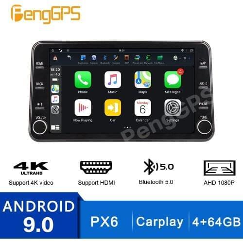 For Nissan Sentra 2020 Sylphy Android Radio Car Stream Media GPS Navigation Touch Headunit PX6 Carplay DSP Autostereo 4D+64G