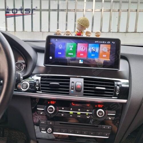 6+128G 10.25 " For BMW X3 F25 F26 Android Car Radio Car GPS Navigation Auto Stereo Multimedia Player Video Tape Recorder Carplay