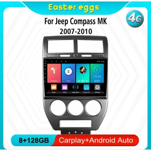 Eastereggs For Jeep Compass MK 2007 2008 2009 2010 10.1 inch 2 din Car Radio Multimedia Video Player Navigation GPS Android 8.1