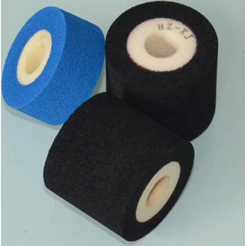 Black Diameter 36mm Height 32mm hot melt ink roller for HZ 100 coding machine
