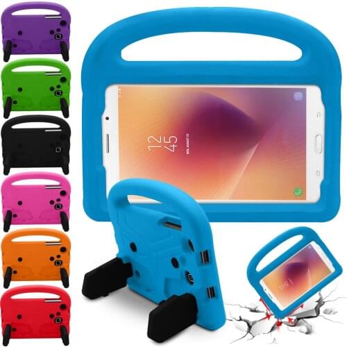 Kid Safety Tablet Case For Samsung Galaxy Tab A A6 7.0 inch 2016 SM-T280 SM-T285 Kid Friendly Carry Shockproof Silicone Case