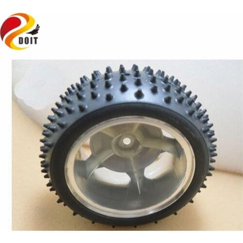 DOIT RC Car Wheel 85mm Width 31mm Robot Accessory Tire Tyre Car chassis DIY Kit Electronic Toy Remote Control Tractor