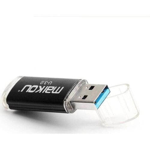 Maikou Straight Plug Clear Cover USB3.0 Flash Drive Mobile U Disk Pen Drive 128GB