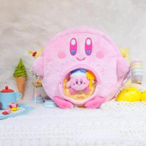 Hobbies Stuffed Animals Plush New Kirby Cute Cartoon Trendy Double Backpack Trendy Ornaments Most Popular Gift for Children