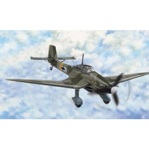 Trumpeter 80286 1/72 German Junkers Ju-87D-3 Stuka Bomber Plane Model Aircraft TH06230-SMT6
