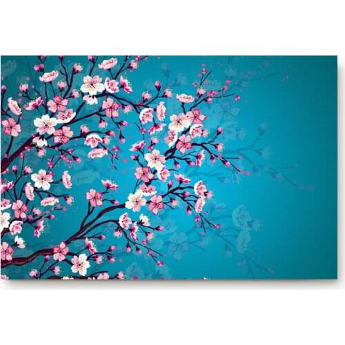 Cherry Blossom Plum Branch Pink Modern Bathroom Accessories Non-slip Doormat Living Room Kitchen Doormat