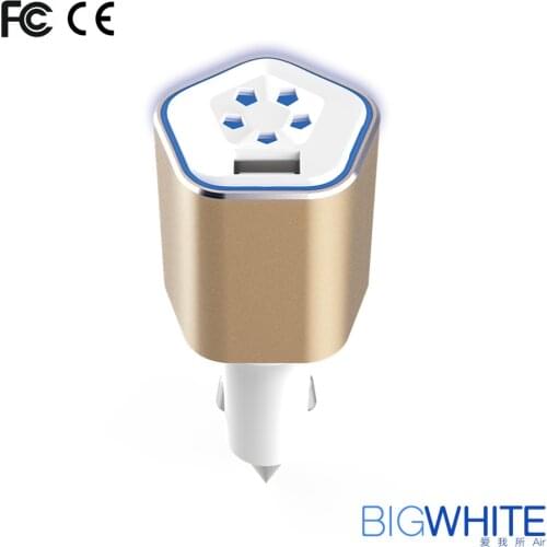 Best seller 2019 portable USB electronic smart safety hammer plasma car air purifier air cleaner car air freshener