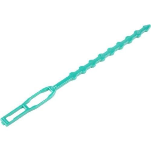 30Pcs Reusable Garden Cable Ties Plant Support Shrubs Fastener Plastic Flexible Tree Locking Adjustable Ties Cable Tools Ny L5E2