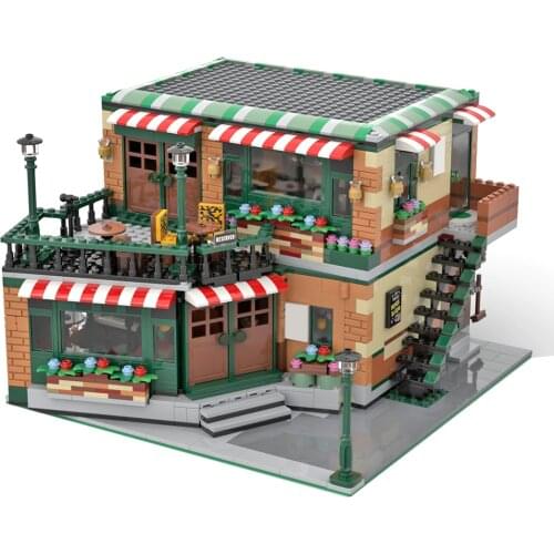 MOC-54894 Authorized 2258Pcs Modular Central Perk Cafe & Pub DIY Architecture Building Blocks Toy (Designed By LegoArtisan)