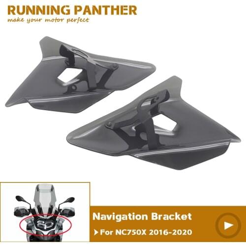 Motorcycle Side Fairing Windshield Handguard Cover Light Grey/ Deep Grey For BMW R1200GS LC R1250GS ADV LC 2013+UP