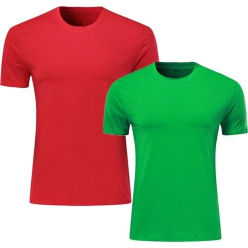 Custom Men Clothing Tops Red And Green Short Sleeve