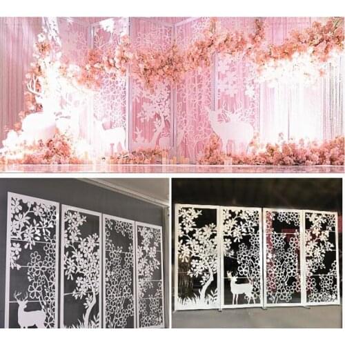 New style wedding props screen wedding background set of props placed pieces of the opposite sex ring background screen wedding