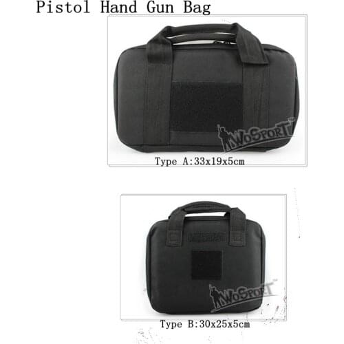 New Tactical Single Pistol Case Military Pistol Hand Gun Bag Gun Rug Paintball Gun Storage Soft Pistol Carrying Case