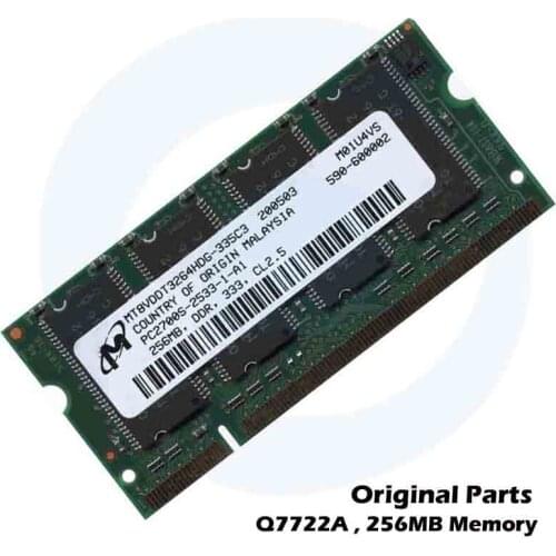 Original For HP CP4005 4700 4650 5550 4730 HP5550 HP4700 HP4730 DDR Memory 128MB 256MB Q7721A Q7722A Q7721-60001 Q7722-60001