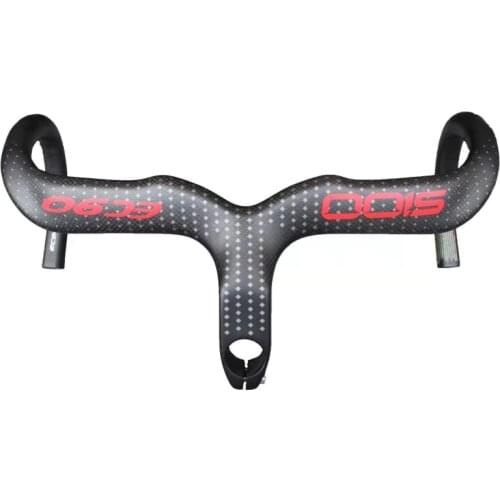 PURA RAZA Full Carbon Fiber Handle Road Integrated Handle One Piece Handle Carbon Handlebar Cycling Bicycle Handle