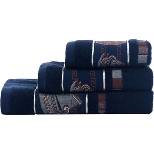 Luxury Bath Towel Set,1 Large Bath Towels,1 Little Bath Towels1 Hand Towels, Soft Cotton Highly Absorbent Bathroom Towels Adult