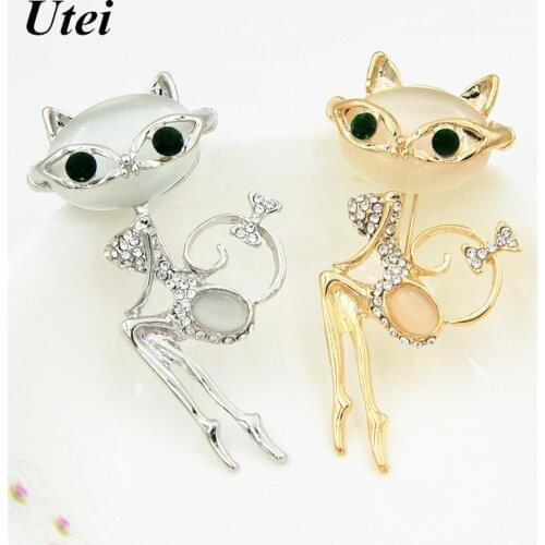 Броши с кошками на одежду Utei China At AliExpress