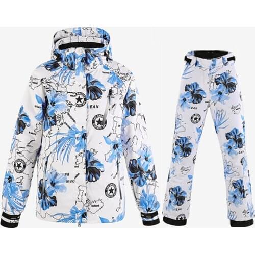 Wnter impression New Women Ski Suits Windproof Waterproof Outdoor Sport Wear Camping Riding Coat Female Hard-Wearing Coat